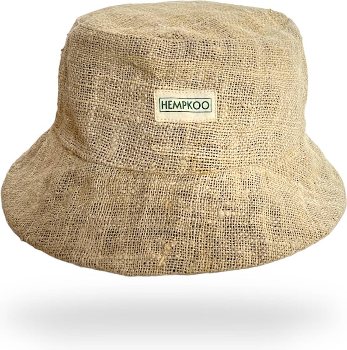 HEMPKOO Bucket Hat – Duurzaam Hennep Vissershoedje. Gemaakt van hennep
