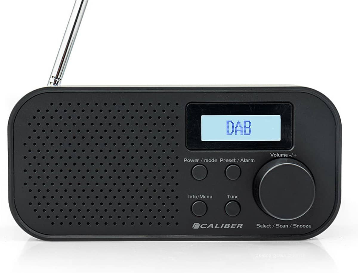 Caliber HPG319DAB Draagbare radio DAB+. Ook als wekker