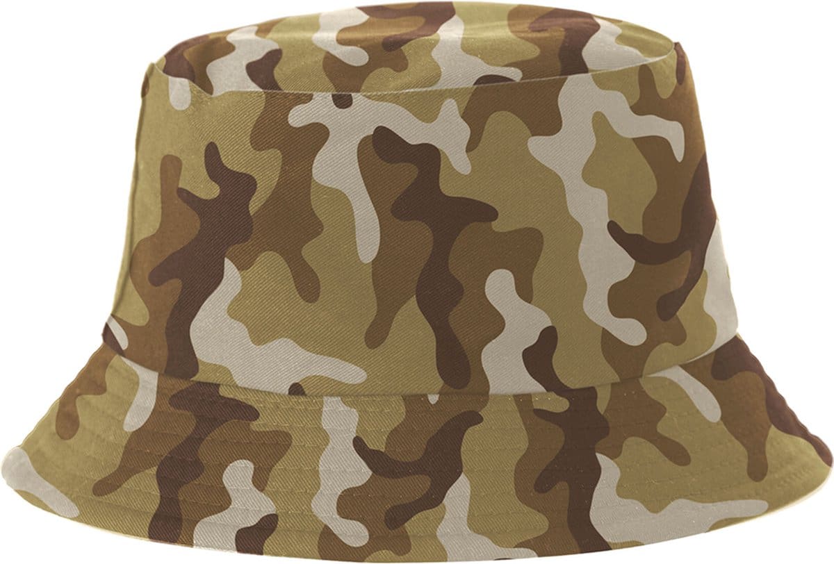 Bucket Hat – Vissershoedje – Hoed – Camouflage . In camouflage patroon
