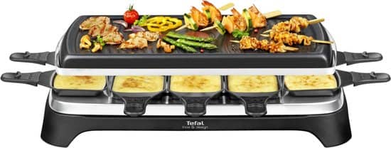 Tefal Inox &amp; Design RE458812 . Een echte raclette klassieker
