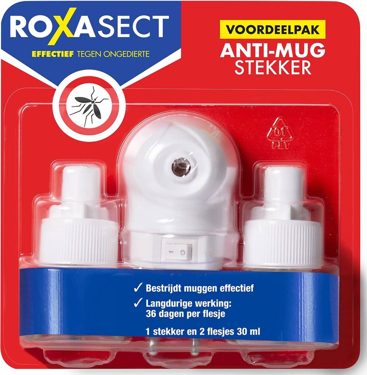 Roxasect Anti-Mug Muggenstekker. Eenvoudig maar effectief