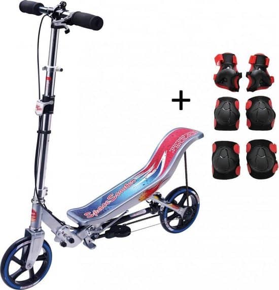 Space Scooter X580 – Step – Zilver / Blauw – Limited Edition. Limited edition