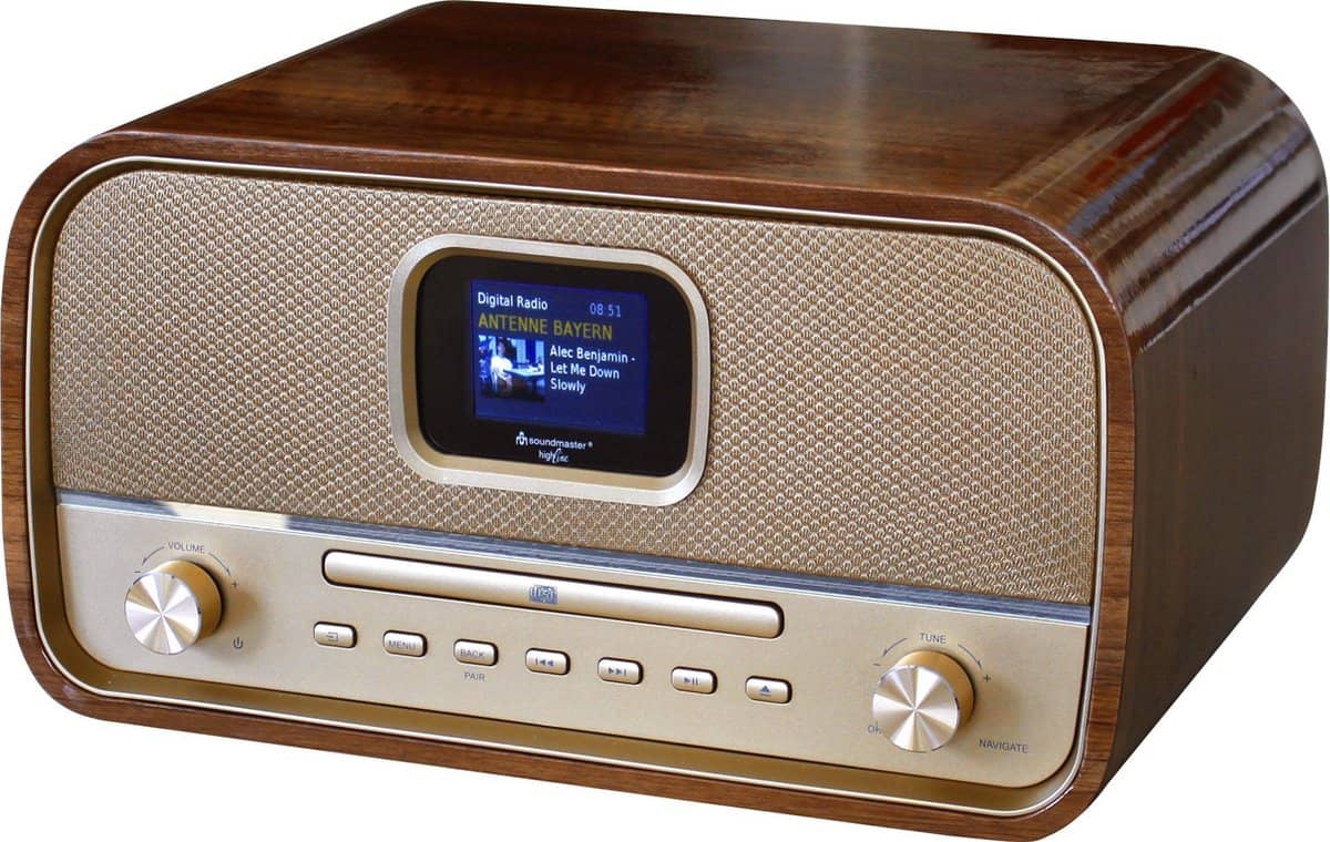 Soundmaster NMCDAB990GOLD – Stereo DAB+. Moderne nostalgie