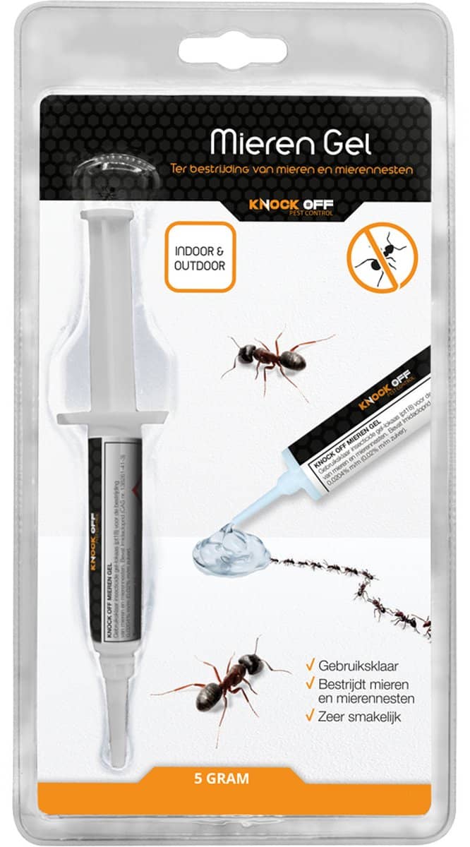 Knock Off Mieren Gel – Ter bestrijding van de zwarte wegmier en tropische mieren