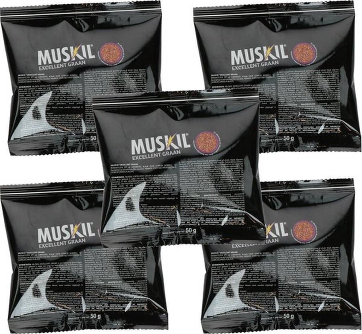 Muskil muizengif korrels voor binnen en buiten – 5 zakjes. Voor binnen en buiten