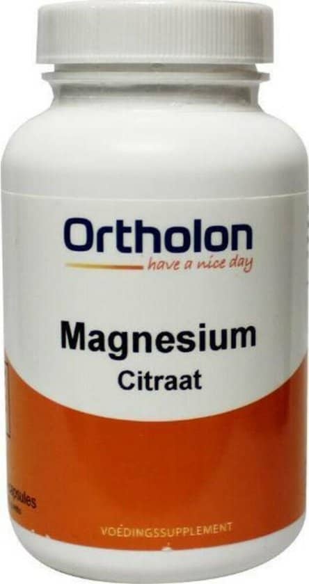 Ortholon Magnesium Capsules 120CP. Dagdosering 3 capsules