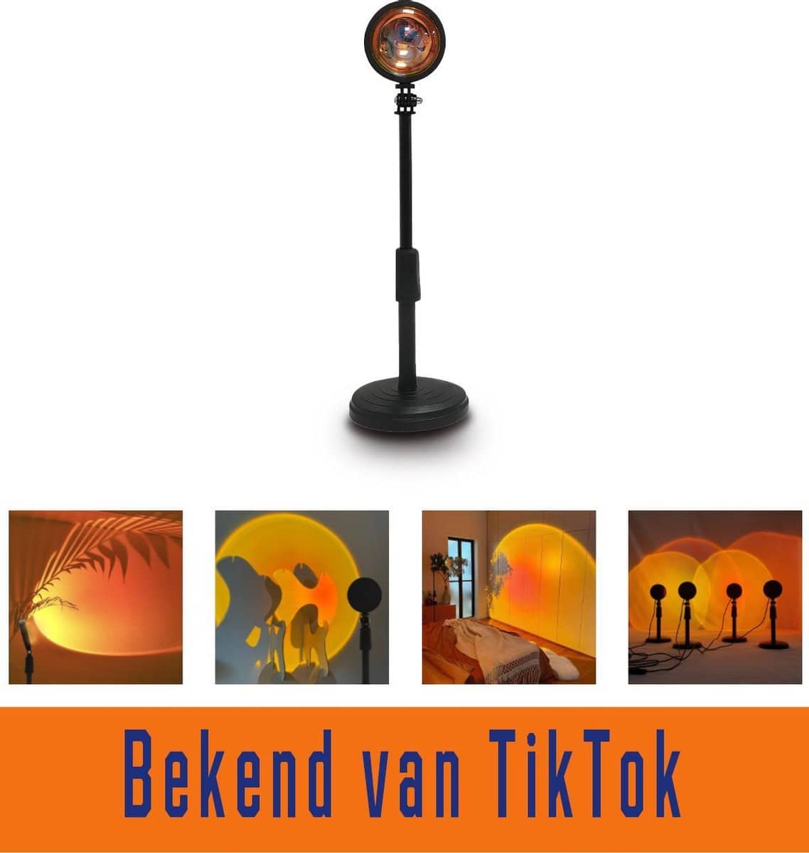 Sunset lamp – Sunset projection lamp. Bekend van TikTok