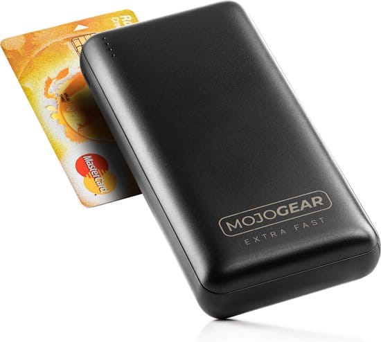 MOJOGEAR XL 20.000 mAh. Snelladen met QuickCarge
