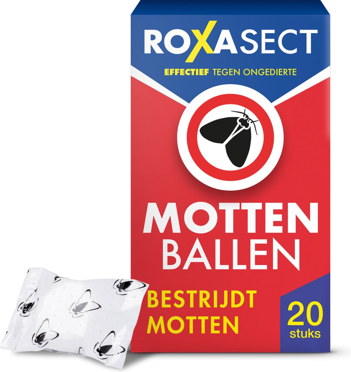 Roxasect Mottenballen – Insectenbestrijding – 20 stuks. Ook voor in kledingzakken