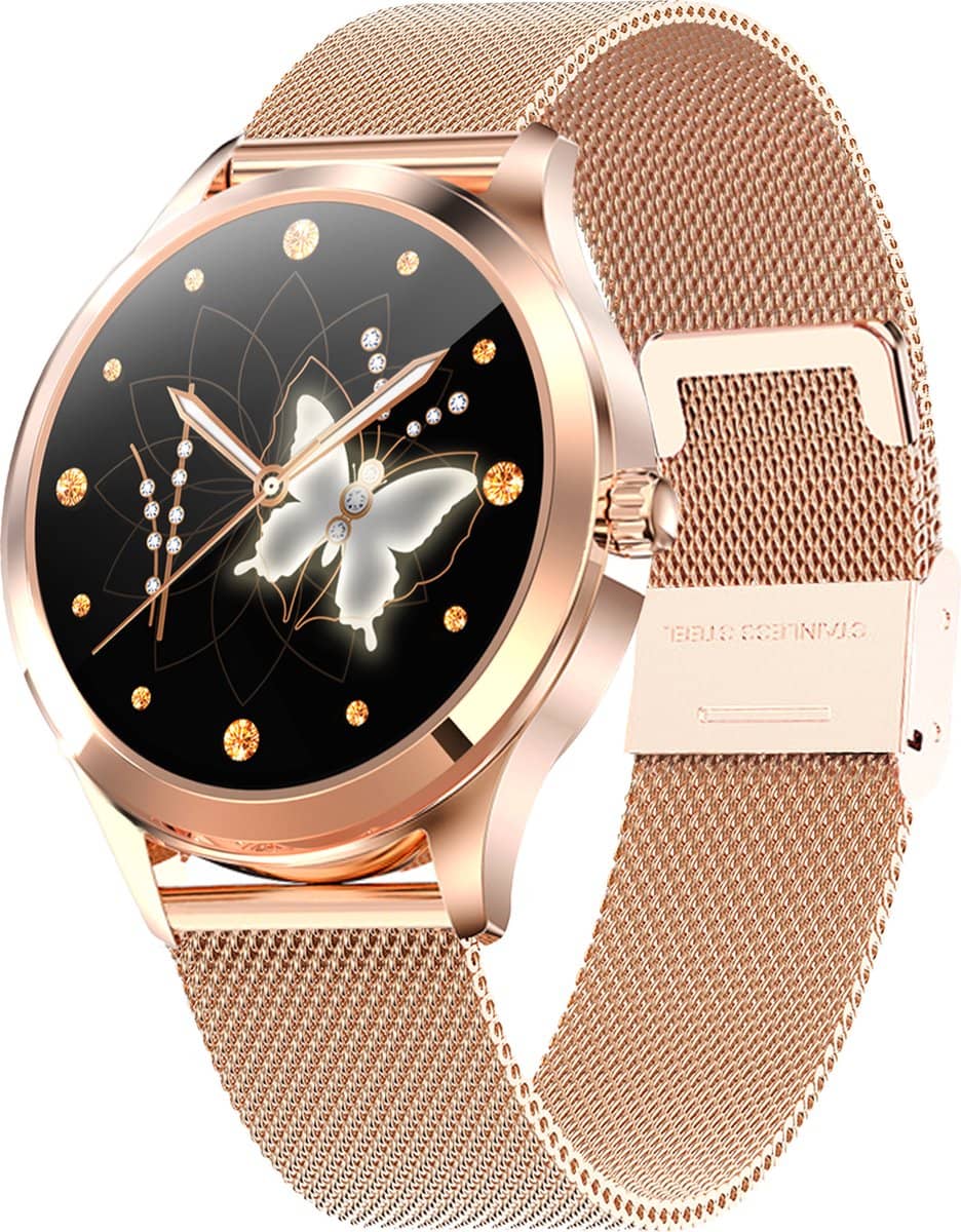 Bizoule Smartwatch Dames Rosé Goud. Stijlvol en betaalbaar
