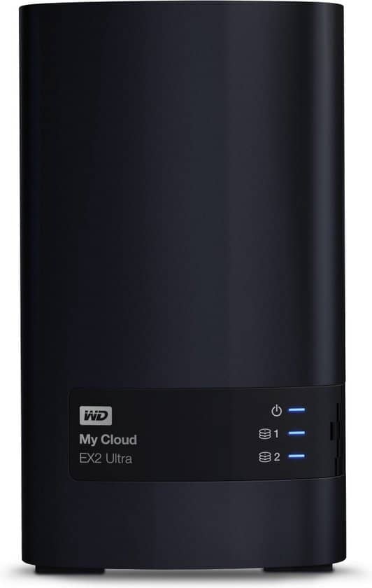 Western Digital My Cloud EX2 Ultra 8TB NAS. Zeer compacte NAS server