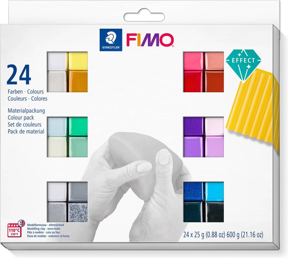 FIMO effect 8020 – Colour Pack – 24 st. Voor gevorderden