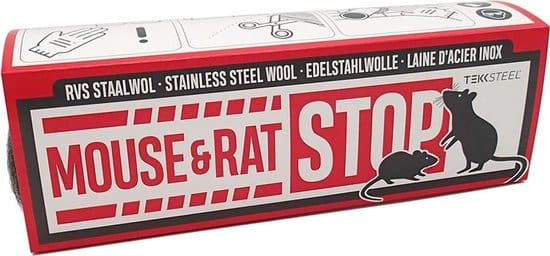 TEKKSTEEL Muis &amp; Rat STOP – muizen staalwol 200 gram. Voor kleine overlast