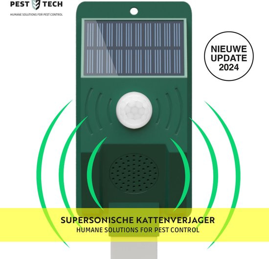Pest-Tech PT-501 . Werkt op accu en zonneenergie
