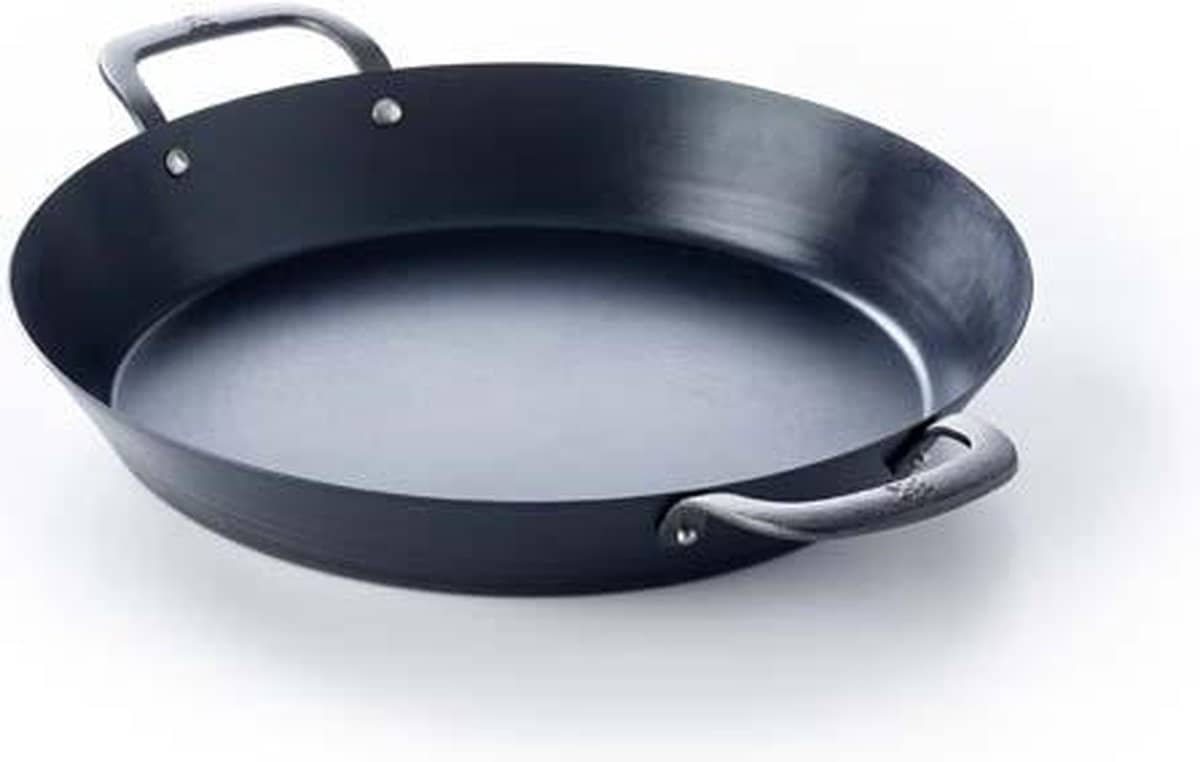 BK Black Steel Paellapan – Ø 38 cm. Zeer sterke paella pan