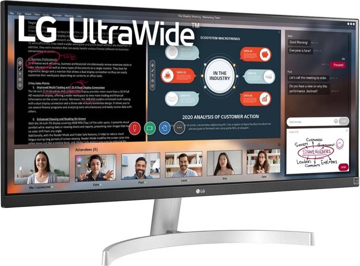 LG 29WN600 – Full HD Ultrawide IPS Monitor. Compacte ultrawide monitor