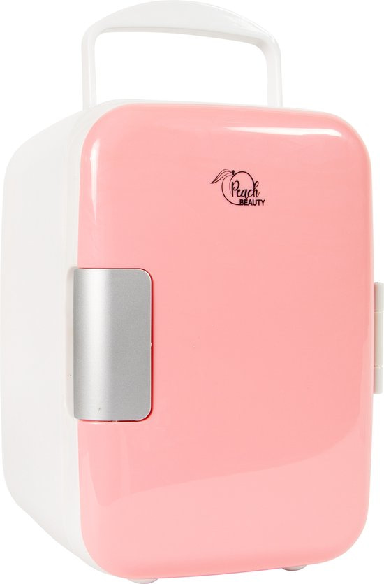 Peach Beauty® Mini Koelkast voor Make-up. In de prachtige peach kleur