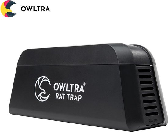 OWLTRA® Elektrische rattenval . Tot wel 60 ratten uitschakelen