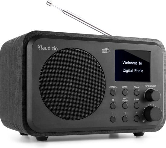 DAB radio met Bluetooth – Audizio Milan. Retro DAB+ radio