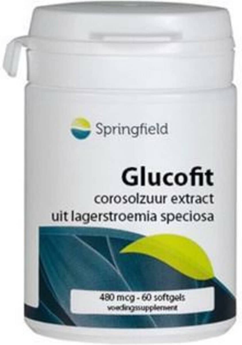 Springfield Glucofit Afslankpillen 16mg . Ondersteunt bij het afvallen