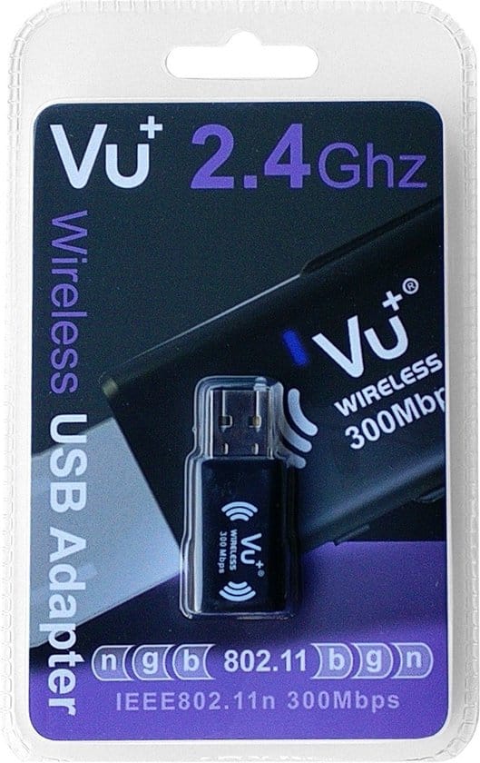 VU+ Draadloze 300 Mbps USB 2.0 Dongle adapter. Zeer compact en krachtig