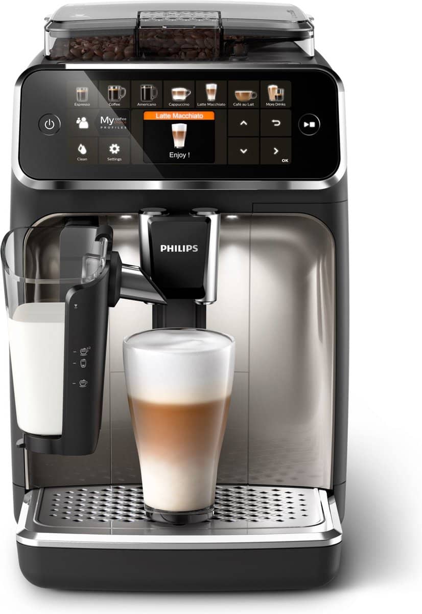 Philips LatteGo 5400 serie EP5447/90. 12 heerlijke koffiesoorten