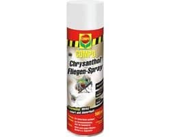 COMPO Chrysanthol Vliegen Spray, 500 ml spuitbus. Pakt alle vliegende insecten aan