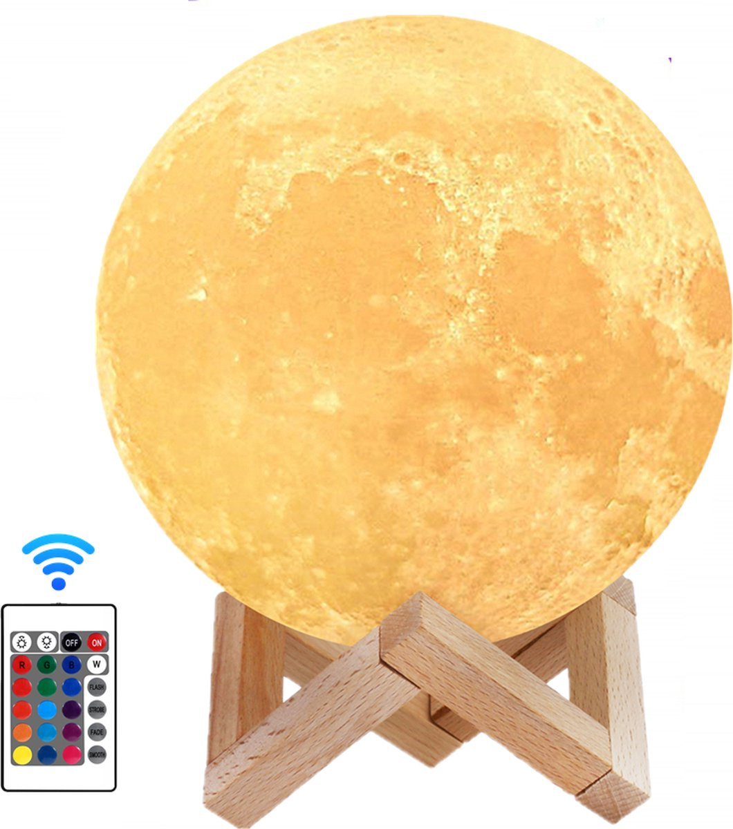 MaanLamp – Maan lamp. Met ingebouwde accu