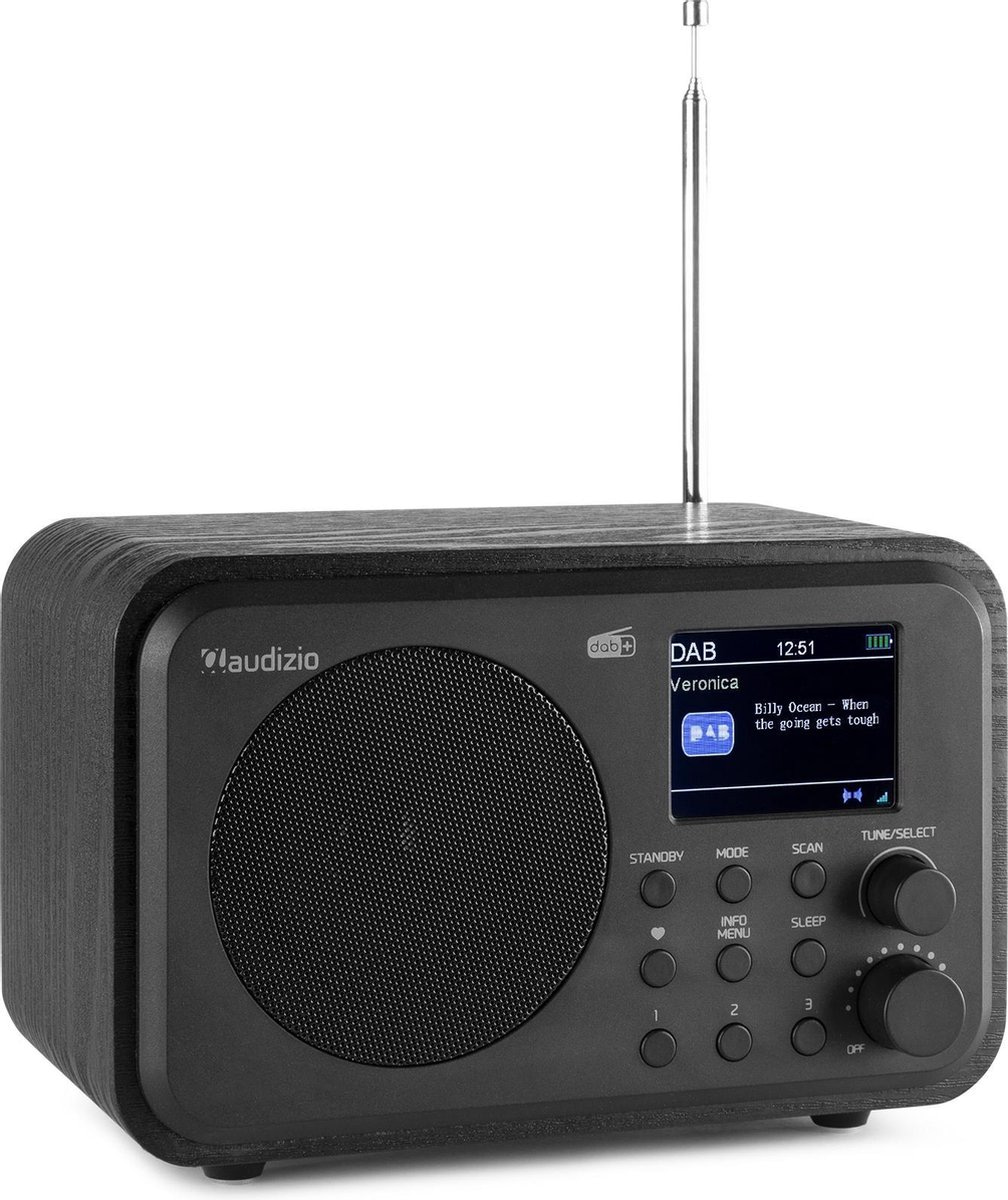 DAB radio met Bluetooth – Audizio Milan. Retro DAB+ radio
