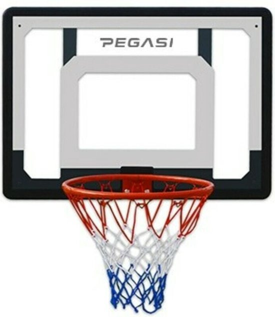 Pegasi basketbalbord Fun 82 x 58 cm. Hoogwaardige kwaliteit