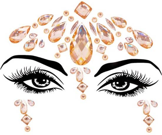 Face jewels – glitters gezicht . Speciaal voor op het gezicht