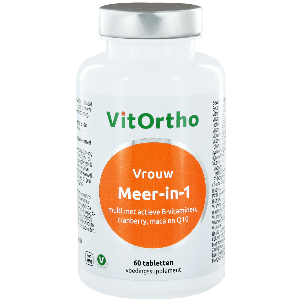 VitOrtho Meer In 1 Vrouw Tabletten 60TB. Beste vitamineverbindingen