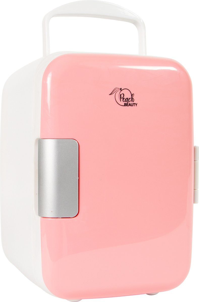 Peach Beauty® Mini Koelkast voor Make-up. In de prachtige peach kleur