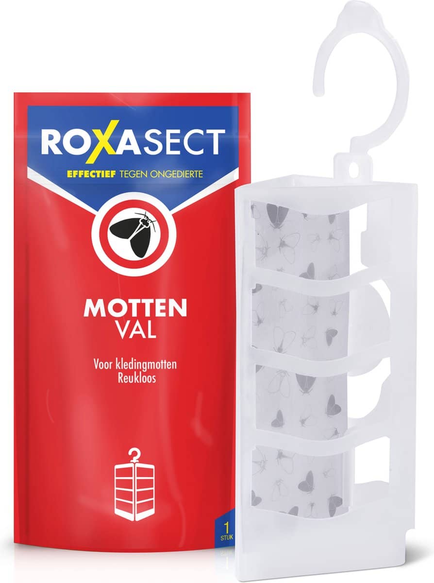 Roxasect Mottenval Pouch – Mottenbestrijding. Eenvoudig op te hangen
